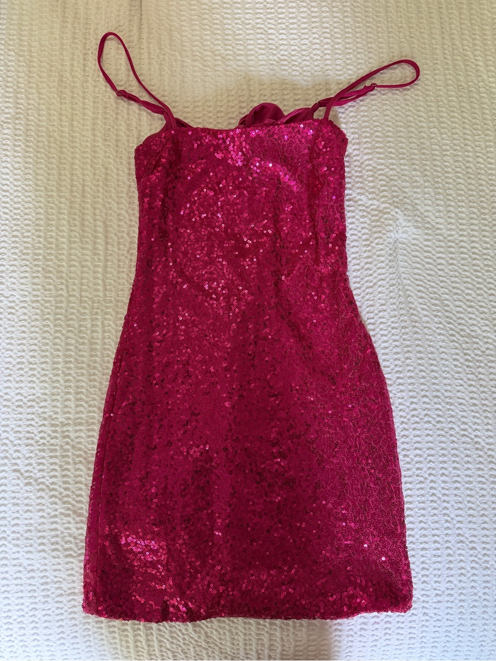 Lucy in the Sky Pink Sequin Dress XS